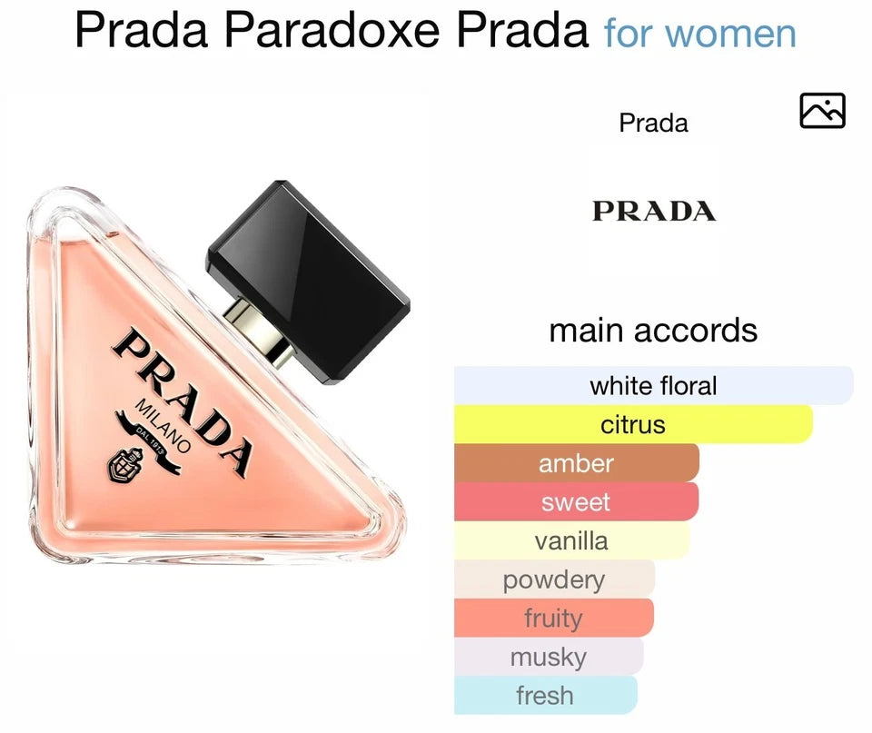 Paradoxe by Prada 3 oz 90 ml EDP Perfume for Women New In Original Box Sealed
